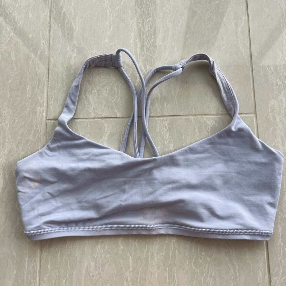 lavender lululemon bra size 6